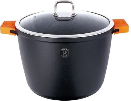 Oala cu capac Diametru 28cm, invelis marmura, Granit Berlinger Haus, Capacitate 10 l, BH1101N BH1101N