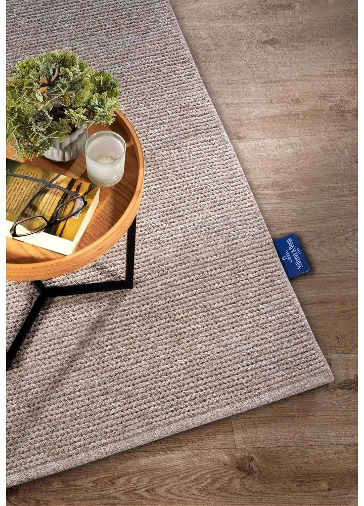 Covor maro deschis țesut manual din lână 190x280 cm Francois – Villeroy&amp;Boch