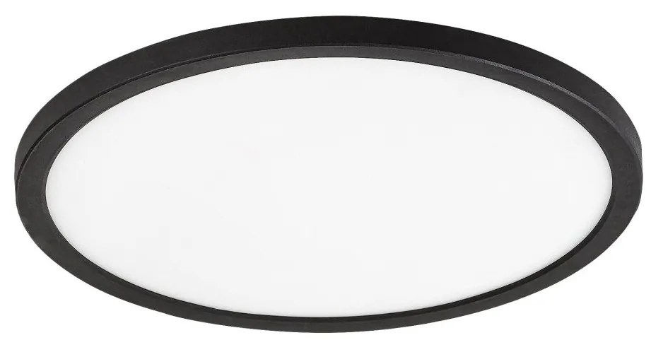 Plafoniera LED slim 50cm Gonzalo negru/alb