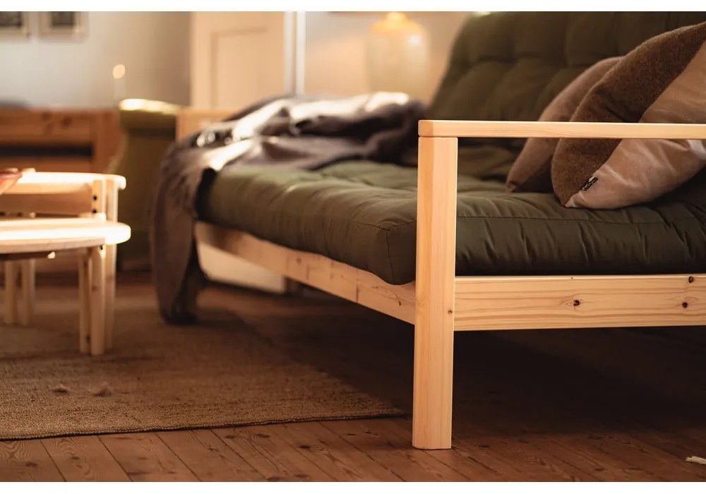 Canapea maro închis extensibilă 205 cm Knob – Karup Design