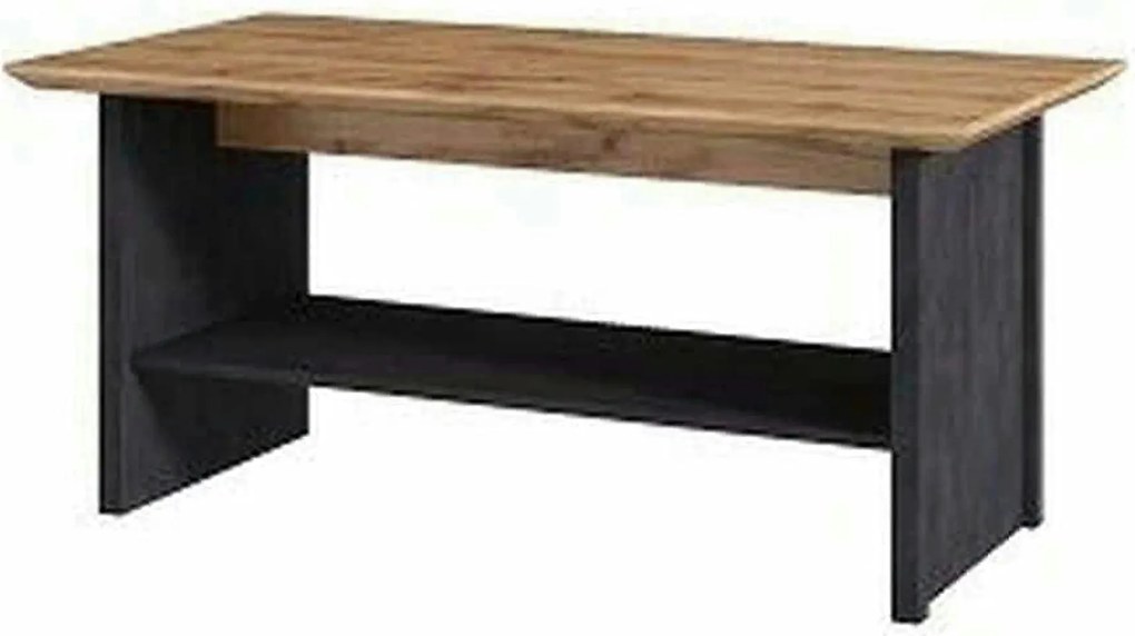 Masuta cafea NICOLE, stejar wotan/gri, PAL, 120x60x55 cm