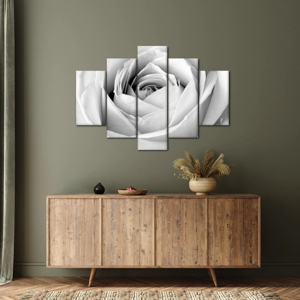 Tablou - Detailu de floare de trandafir (150x105 cm)