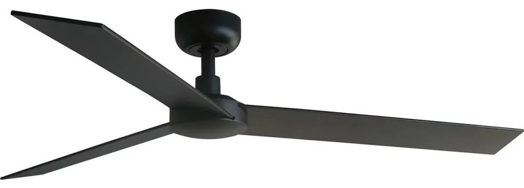 Ventilator LED de tavan FARO 34298WT RUDDER L negru/wenge d. 132 cm WT + telecomandă