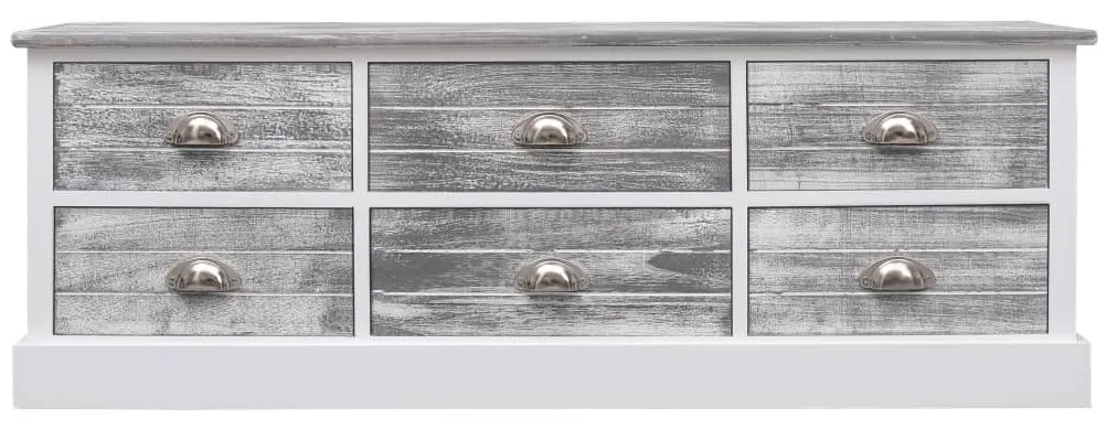 284123 vidaXL Bancă de hol, gri, 115 x 30 x 40 cm, lemn