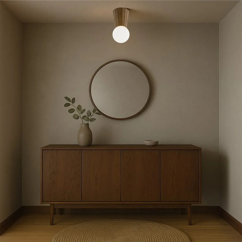 Plafoniera lemn stil scandinav VOLANTE 8974