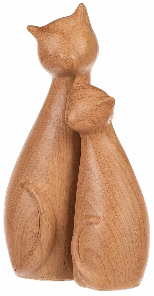Decorațiuni Pisici, 11 x 6 x 17 cm, set de 2bucăți, poliresină