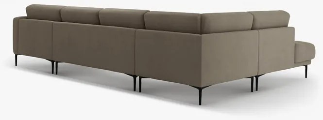 Coltar panoramic Bemy 7 locuri catifea Salvador L373 cm