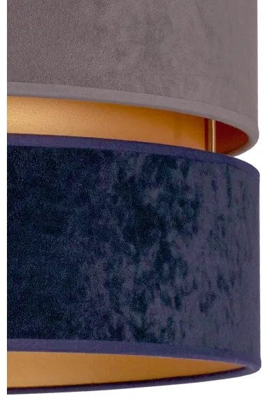 Lustră pe cablu Duolla DUO 1xE27/15W/230V d. 40 cm albastru