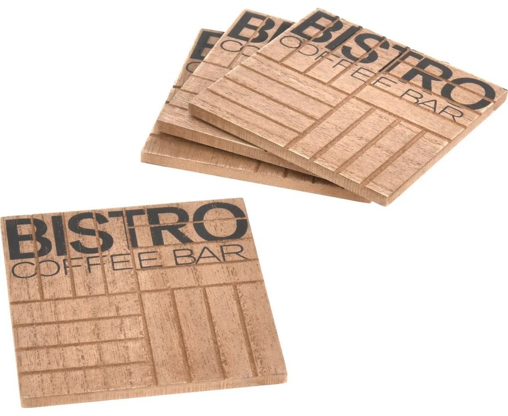 Set de suporturi Bistro, 4 buc., 11.5 x  10 x 4.5 cm