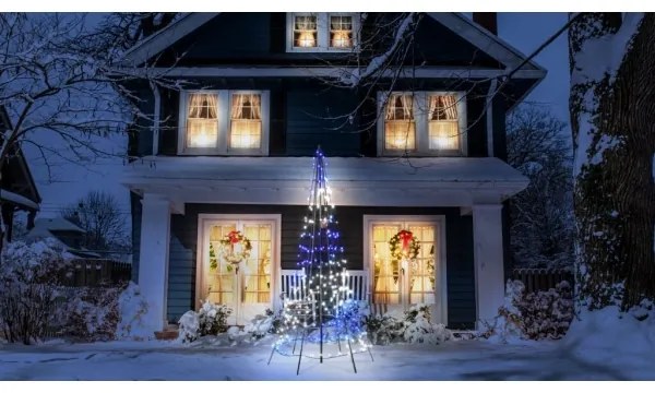 Twinkly TWP300SPP-BEU LED RGBW brad de Crăciun exterior 300 LED 2m IP44 Wi-Fi