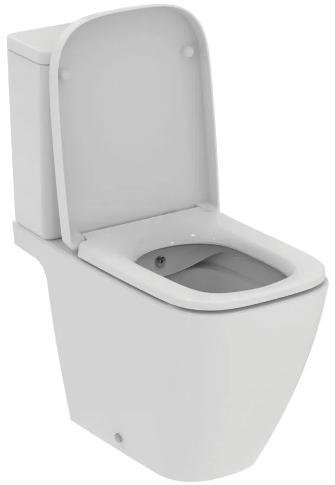 Vas wc stativ rimless Ideal Standard i.life B cu functie bideu, rezervor si capac slim inclus