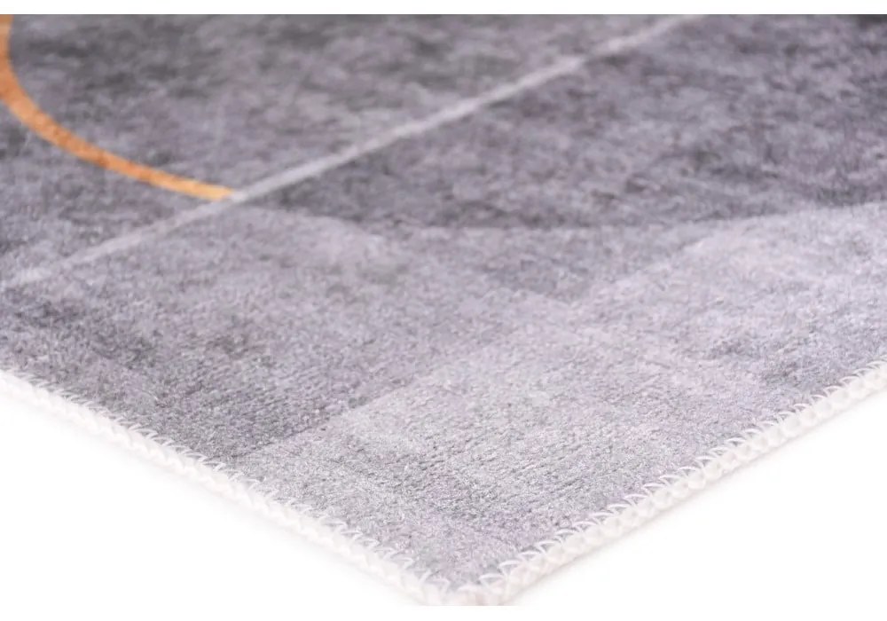 Covor tip traversă gri lavabil 80x200 cm – Vitaus