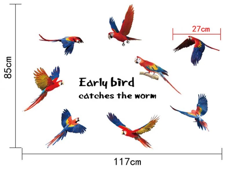 Sticker perete Birds