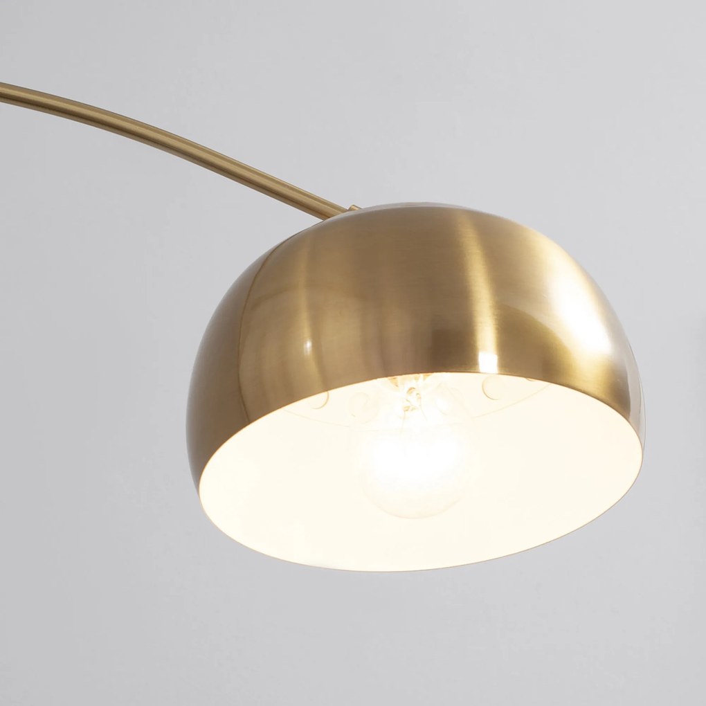 Lampa de podea cu abajur, 30x100x167cm, aurie HOMCOM | Aosom RO