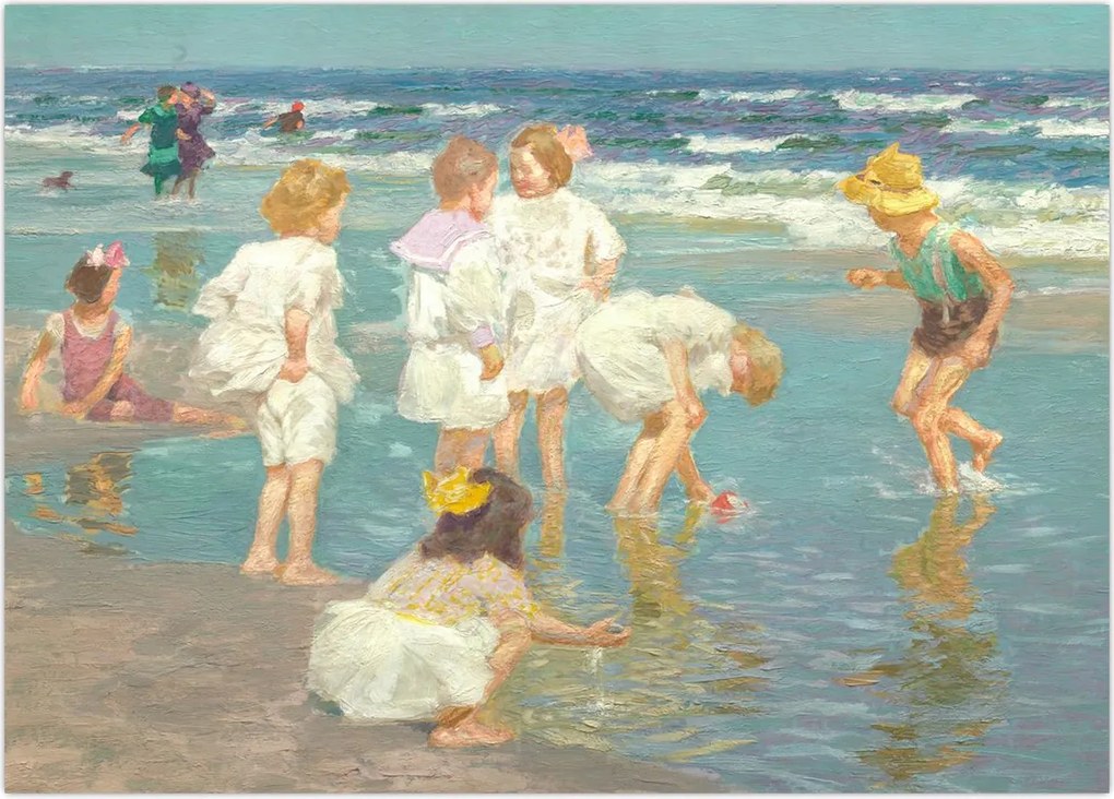 Tablou - Edward Henry Potthast, A Holiday, reproducere (70x50 cm)