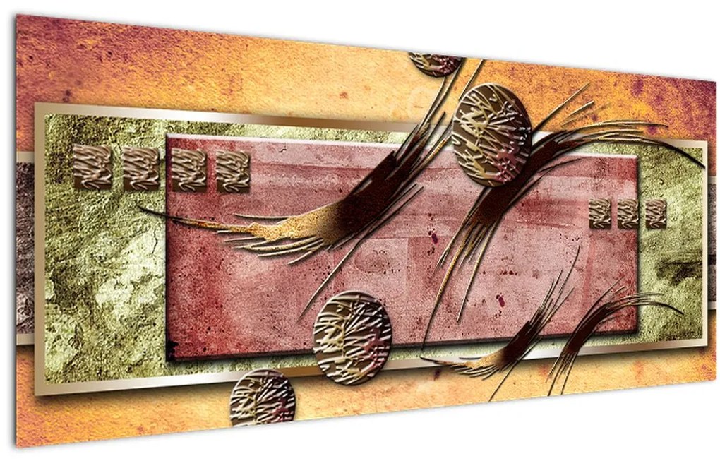 Tablou abstract (120x50 cm)