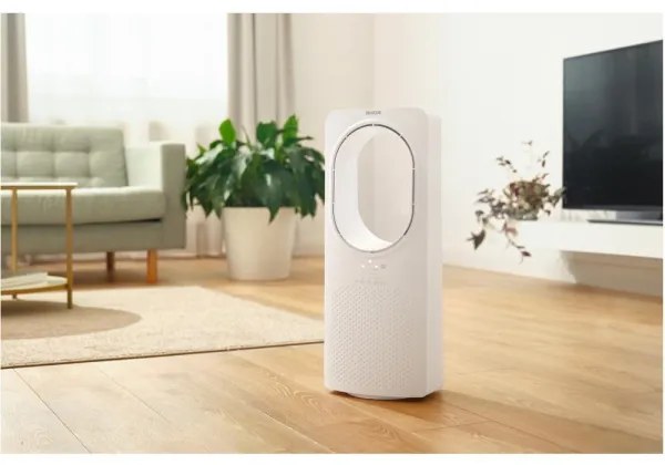 Ventilator de podea fără palete Sencor 50W/230V alb + telecomandă