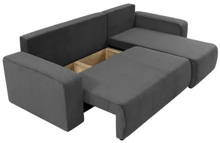 Colțar Euston L S (Gri) (cu sp. depozitare). Promo -17%. 1105038