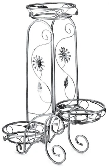 Suport de flori 88x65 cm argintiu