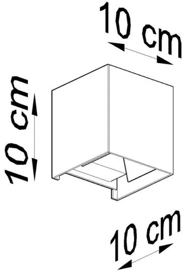 Aplică perete exterior LED LUCA LED/6W/230V IP54