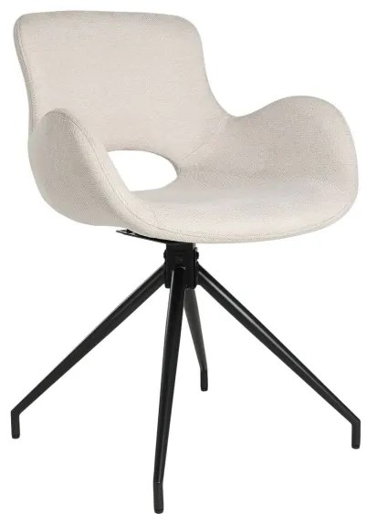 Scaun de sufragerie Eglo 424706 BULACAN 82x58 cm crem/negru