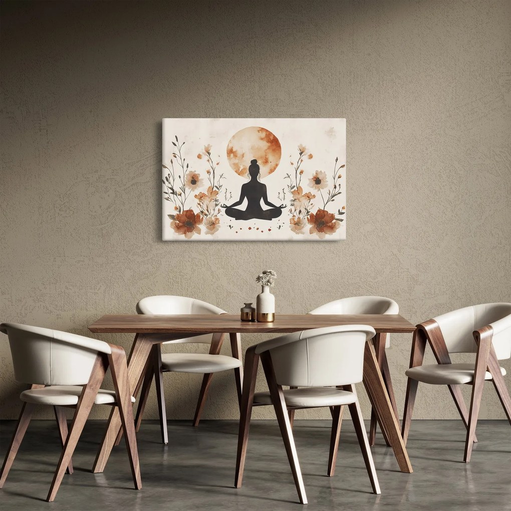 Tablou - Yoga Portocalie (90x60 cm)