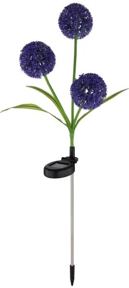 Corp de iluminat LED solar Globo 33599P SOLAR 3xLED/0,06W/3V 5000K IP44 mov