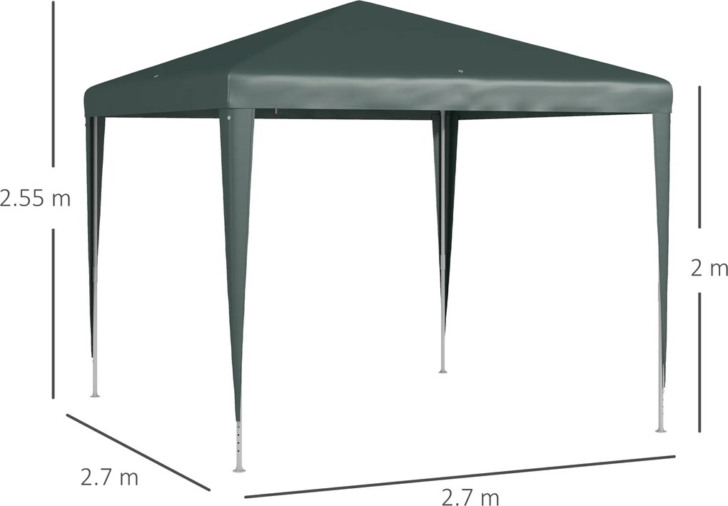 Outsunny Foisor de Gradina 3x3 Impermeabil | Aosom Romania