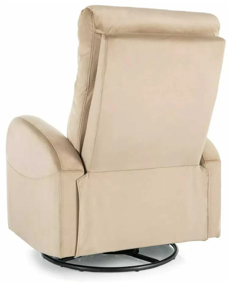 Scaun reclinabil Olimp Velvet, bej