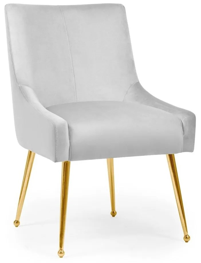 Scaun Sizar gri/gold – H86 cm