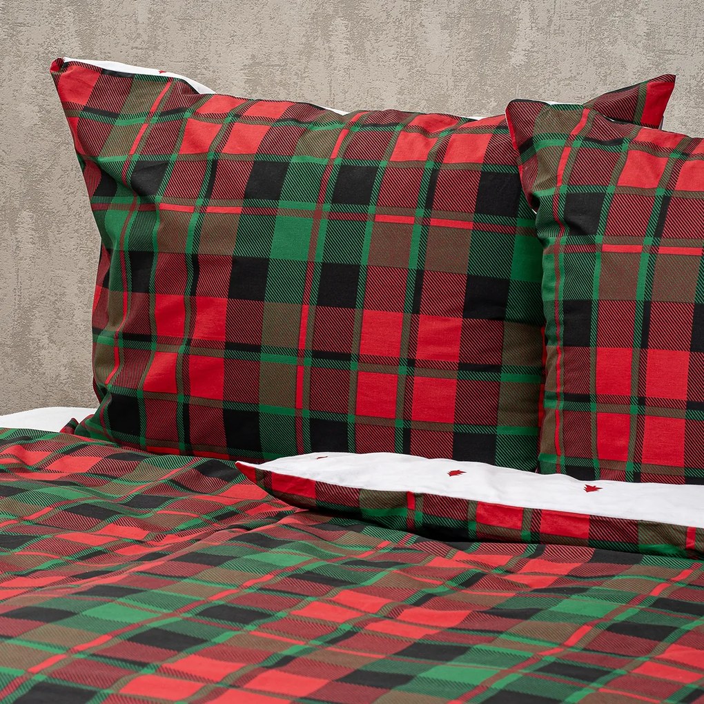 Lenjerie de pat din bumbac 4Home Scotch winter, 140 x 220 cm, 70 x 90 cm