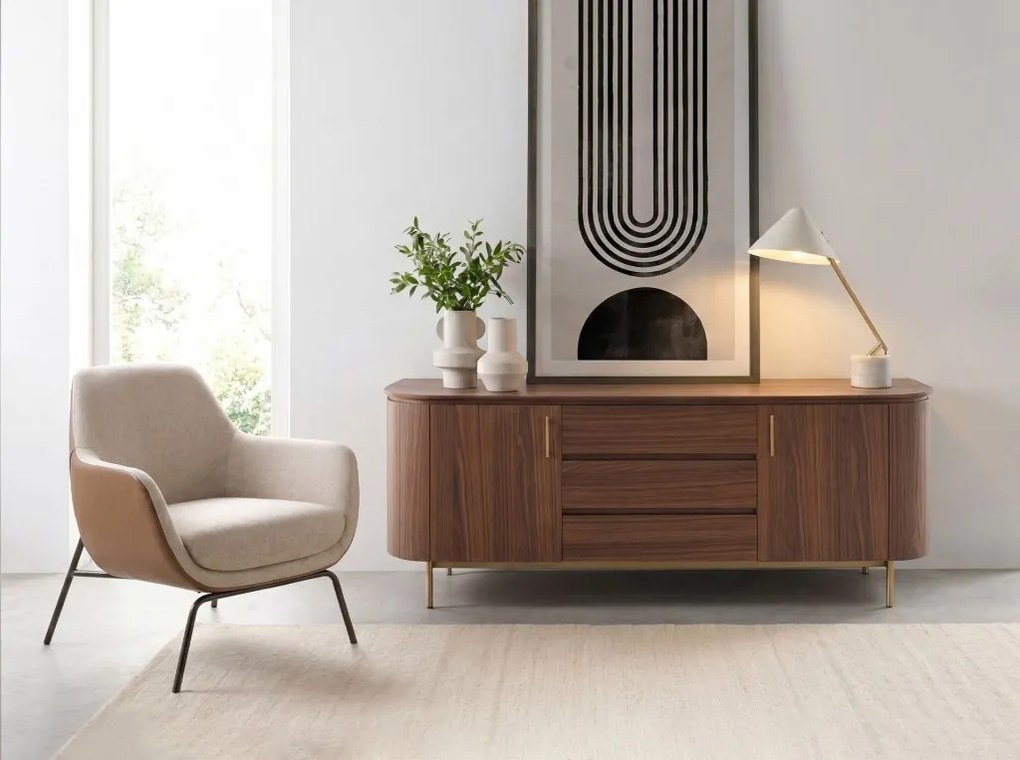 Lampa de masa din otel cu baza din marmura Contemporary