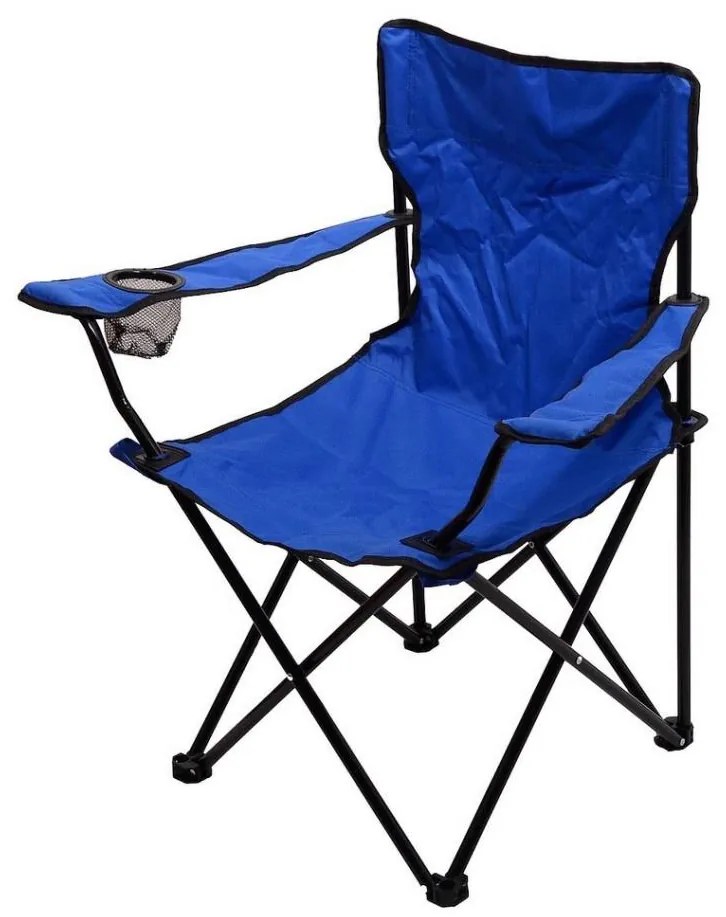 Scaun camping pliabil albastru
