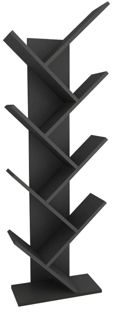 Raft de bibliotecă Hitit Anthracite