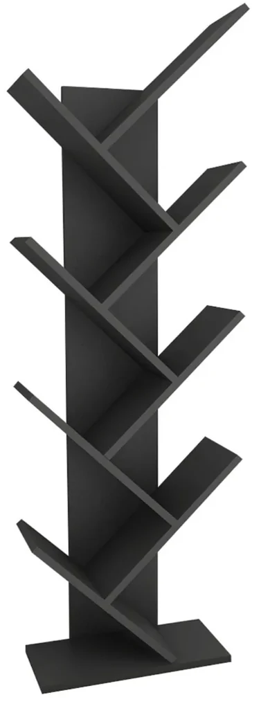 Raft de bibliotecă Hitit Anthracite