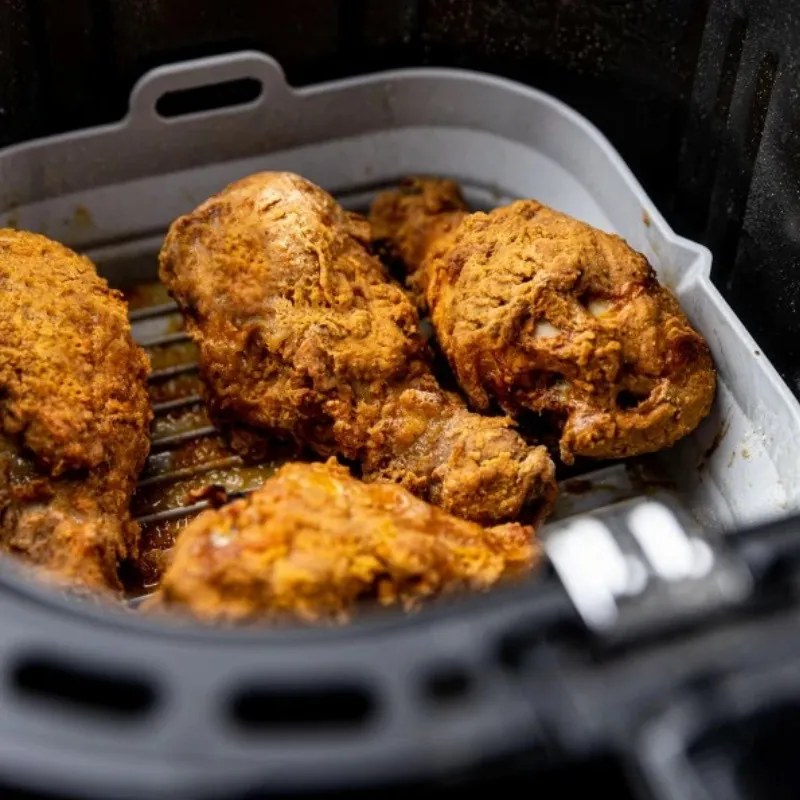 Set 2 forme din silicon pentru Airfryer Klausberg KB 7790, 21x20.3 cm, Pana la 230°C, Fara BPA, Gri