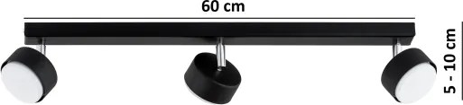 Brilagi - Spot LED RGB dimmabil MONO 3xGX53/14W/230V Wi-Fi Tuya negru