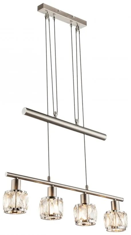 Lustra cu înaltime reglabila stil modern KRIS 4L 54356-4Z GL
