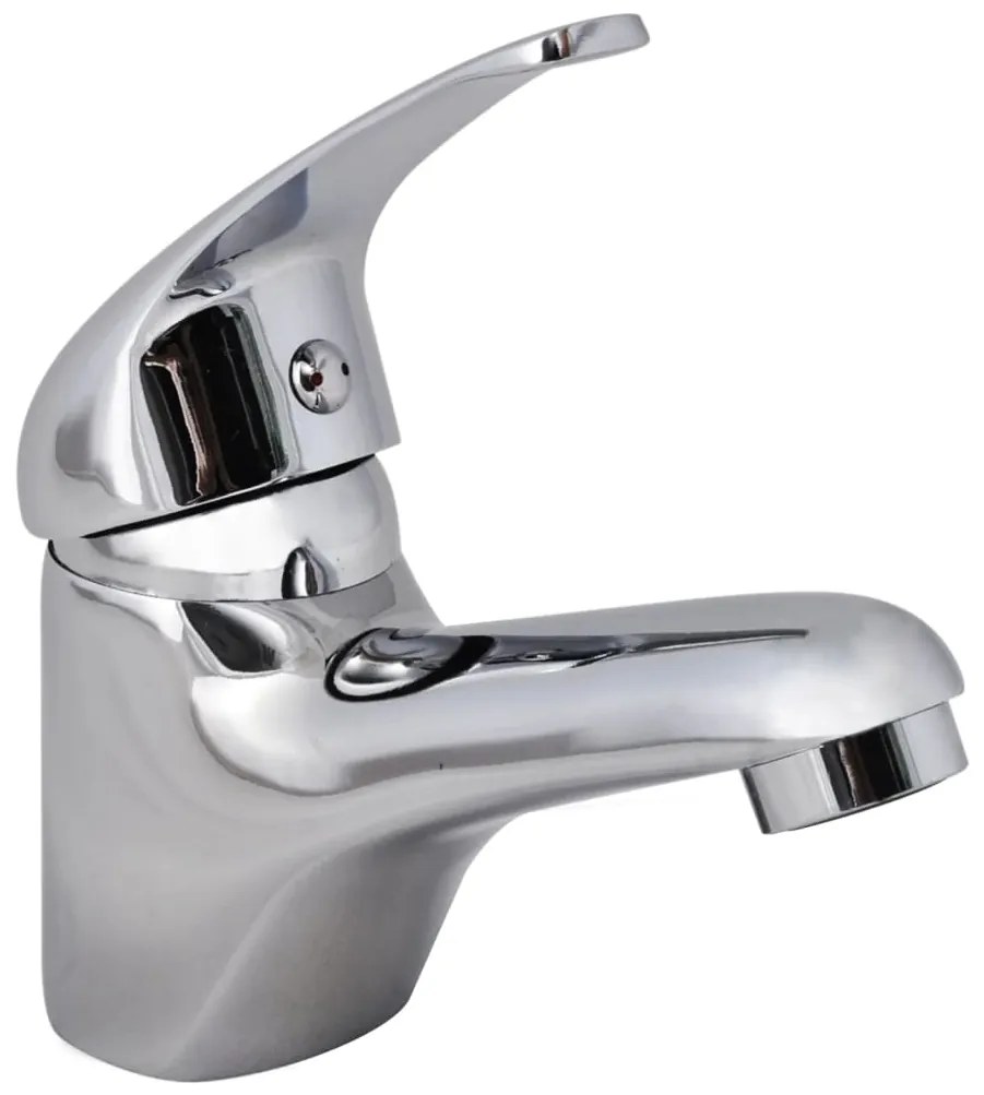 vidaXL Baterii bideu baie, 2buc., crom
