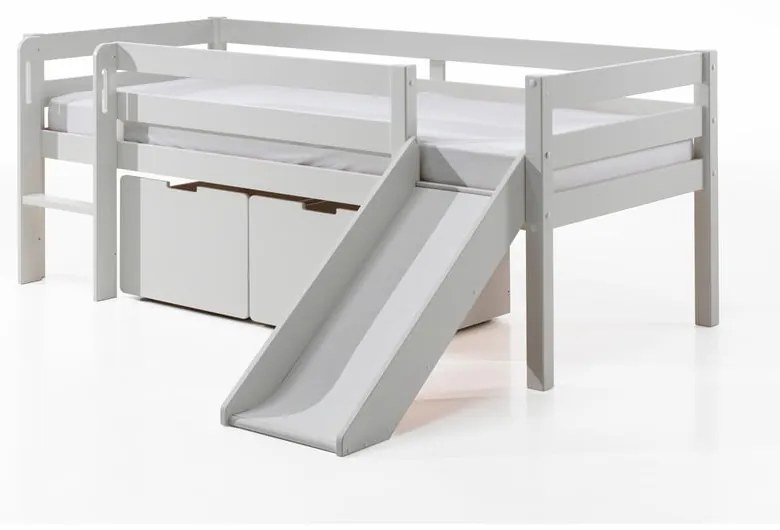 Sertare pentru sub pat de copii albe 2 buc. Pino – Vipack