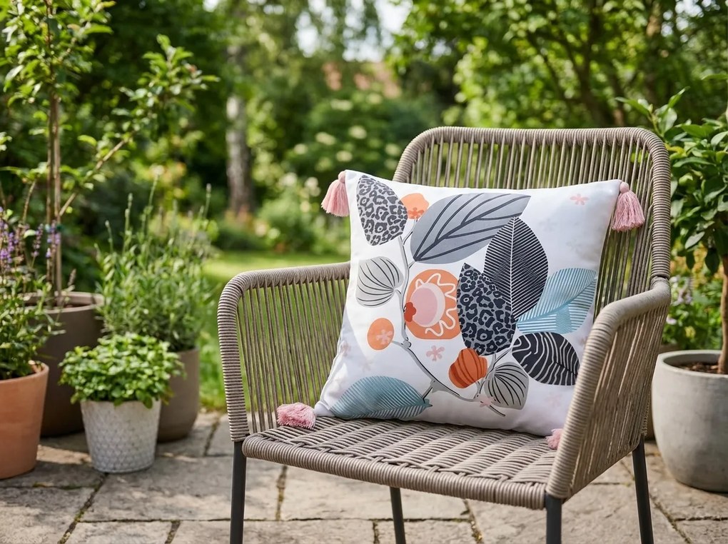 Perna decorativa IMPRIME YONA 40x40 cm, colorata