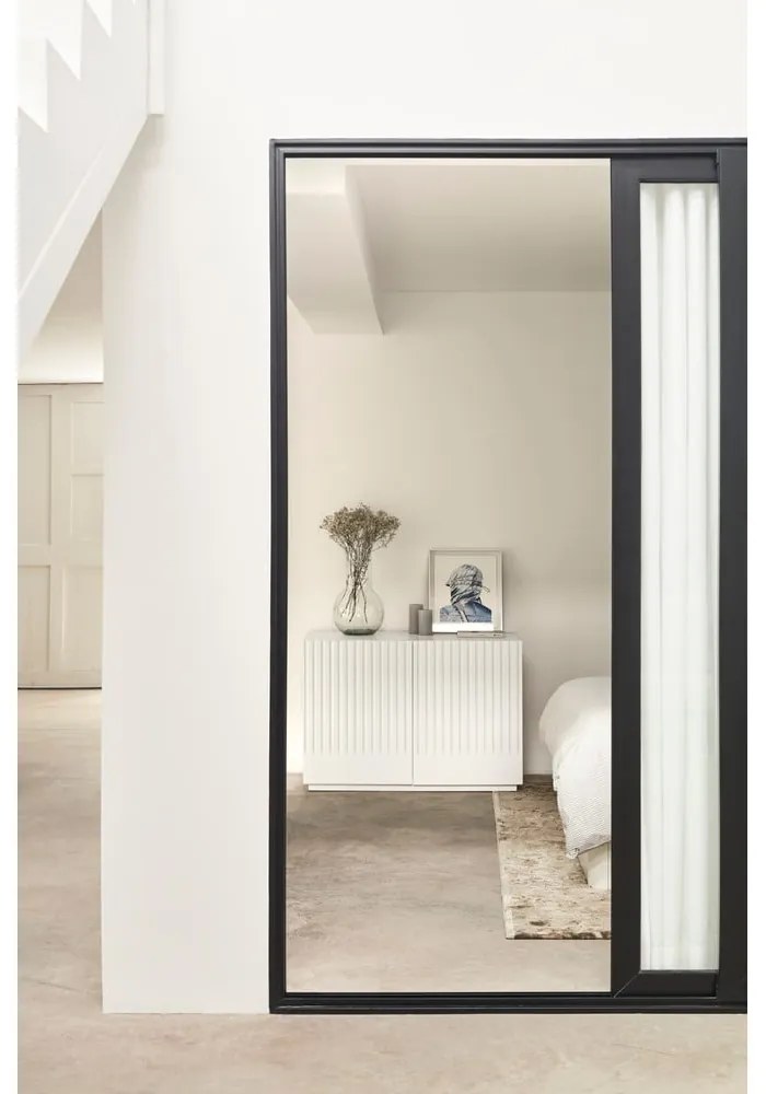 Comodă albă joasă 100x70 cm Doric – Teulat