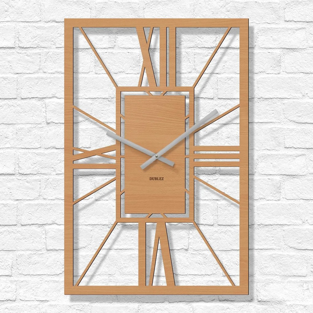 DUBLEZ | Ceasuri romane din lemn - Arch Deco
