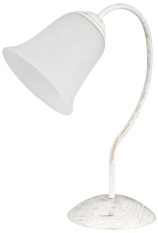 Veioza design clasic FABIOLA alb antic 7260 RX