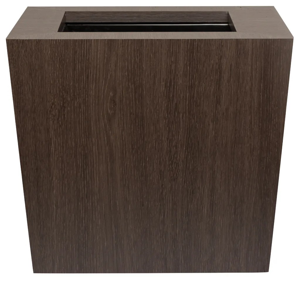 Ghiveci din lemn cu auto-irrigare NATURA, mic de eleganță, mai multe variante - Hobby Flower Dimensiuni: 45 x 45 x 40, Culoare: stejar închis