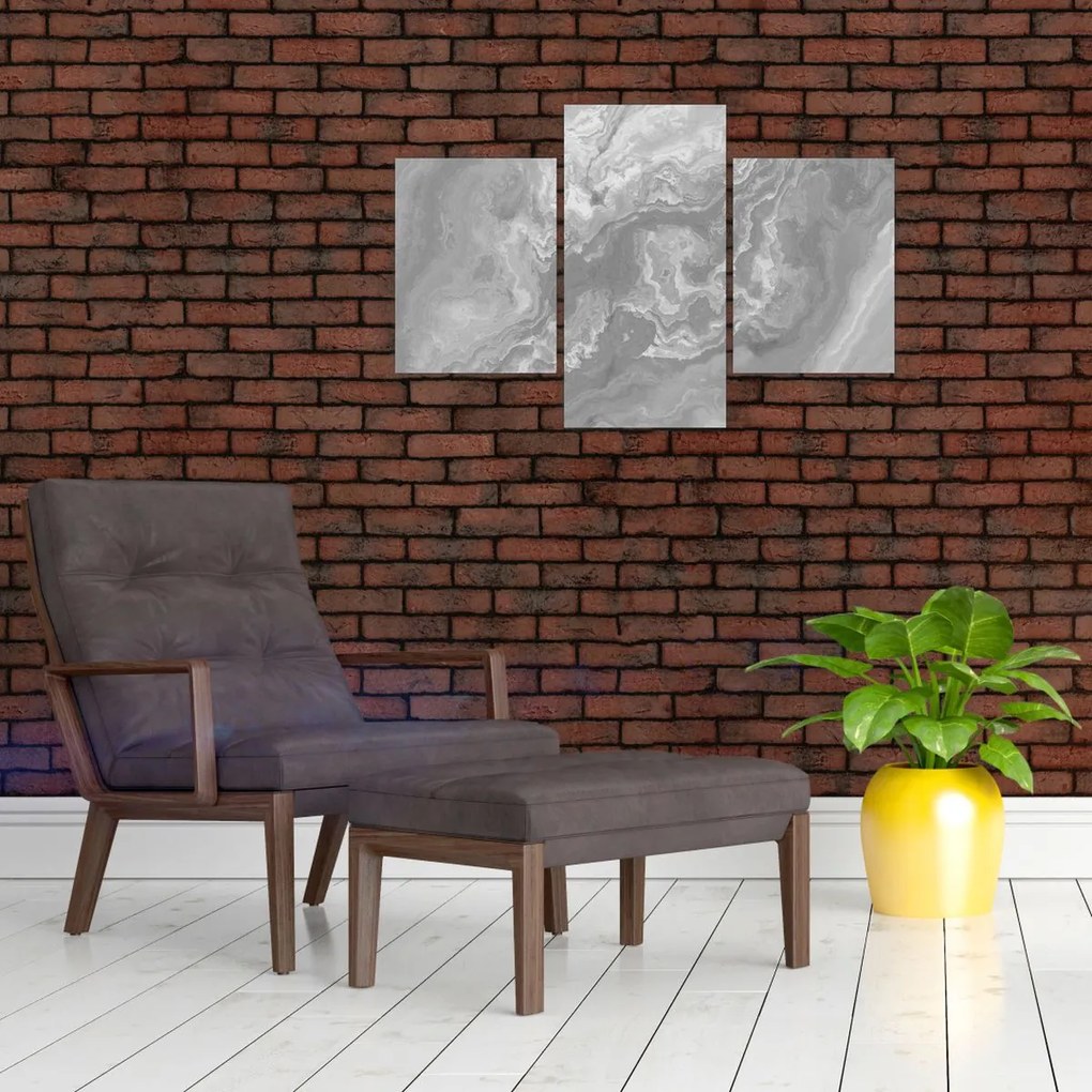 Tablou - Marmură în alb-negru (90x60 cm)