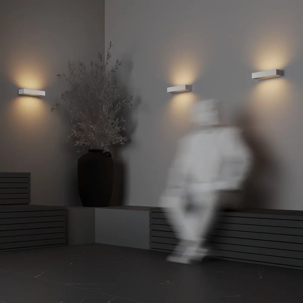 Aplica LED ambientala pentru exterior IP65 Lot alb