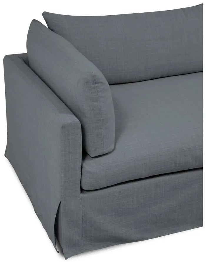 Canapea gri închis 244 cm Horn – Scandic