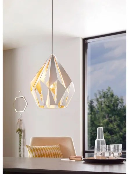 Eglo 49932 - Lampa suspendata CARLTON 1 1xE27/60W/230V