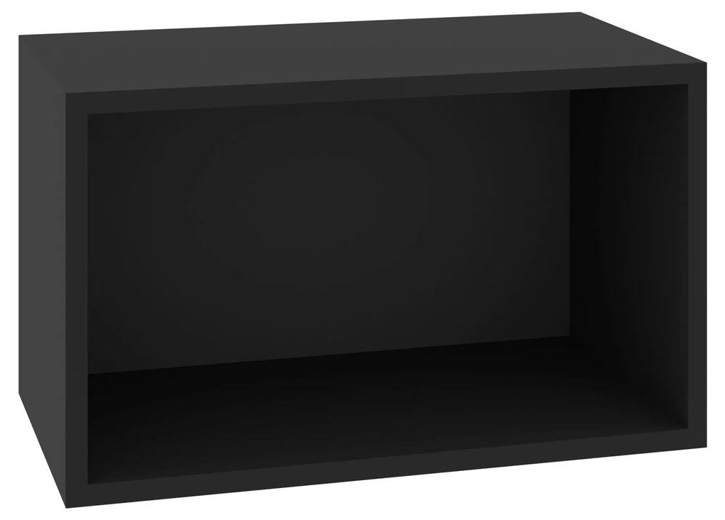 Raft Kos, Negru, 50 x 28 x 30 cm